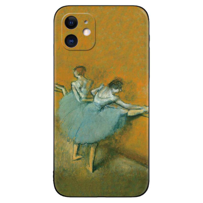 芭蕾舞少女适用iPhone12苹果13手机壳11油画16/14/15promax文艺XS复古XR德加7/8plus/6s/5se2/3女款软mini