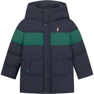 【25冬新品】暇步士童装儿童羽绒服男童三防厚外套女童中长款上衣