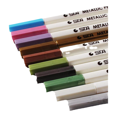斯塔油漆笔金属记号笔彩色细头