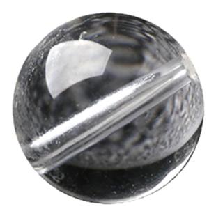 单颗7A天然白水晶散珠子手串桶珠男女士手链项链老型珠五行多宝