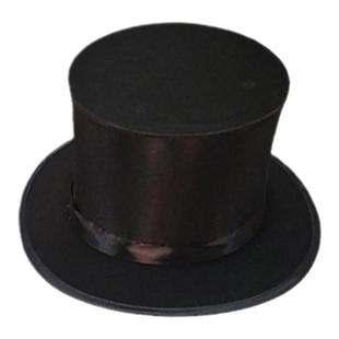 魔术师帽子 折叠魔术帽 礼帽出鸽 弹簧帽变兔子魔术道具高级 震撼