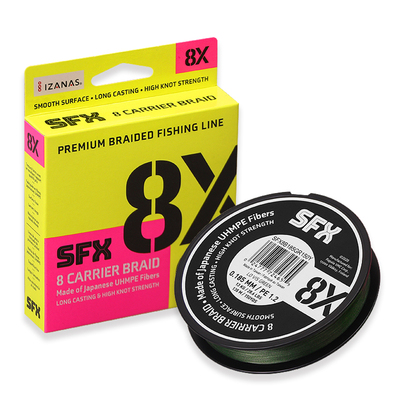 梭飞士8X编织线墨绿色