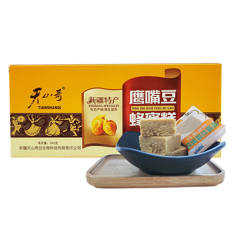 新疆特产无添加天山奇豆蜂蜜糕