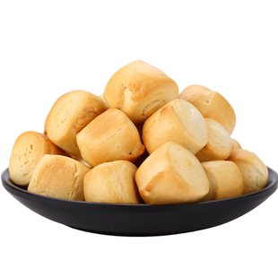 烤馍纯碱小馒头山西烤馒头馍片小馍丁干馍原味零食手指饼特产500g