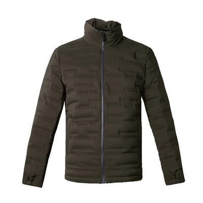 乔顿男潮流军绿色立领短款羽绒服