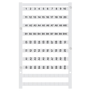 魏德米勒端子标记号DEK5/5/8/3.5 5/5.5 5/6电线标签号码标识打印