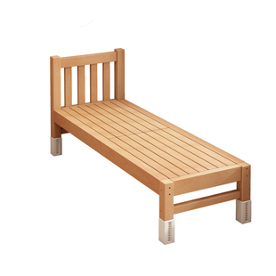 榉木拼接床婴儿床边加宽实木儿童床可调节大人可睡宝宝拼接侧边床