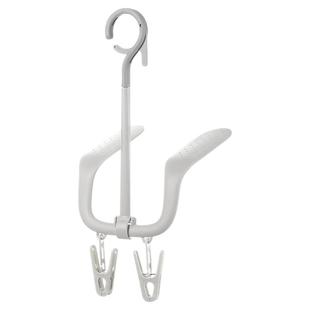 家用多功能防风双钩阳台晒鞋架挂袜鞋子收纳晾鞋架可旋转创意神器