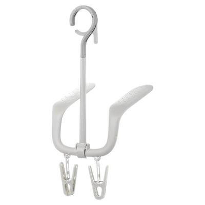 FaSoLa旋转晒鞋架防风双钩