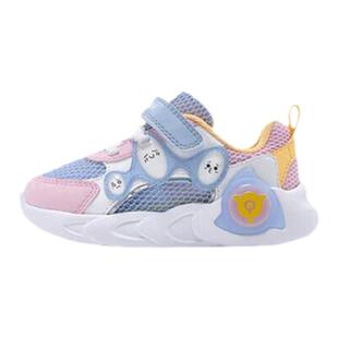 乔丹儿童学步鞋婴童鞋轻便网面透气时尚宝宝鞋官方正品发光婴儿鞋