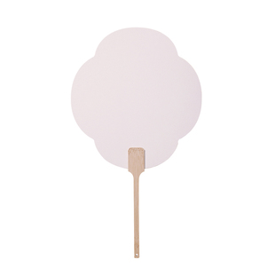 加厚宣纸团扇空白扇子绘画书法扇古风纸扇儿童国画绘画diy扇面纸