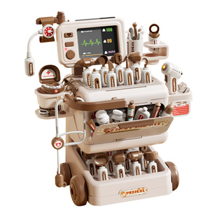 生日礼物女孩子新年儿童3到6岁小女童实用的过家家医疗车医生玩具