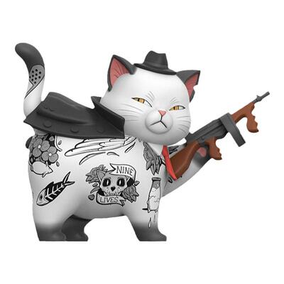 猫现货手办MightyJaxx霸气黑道