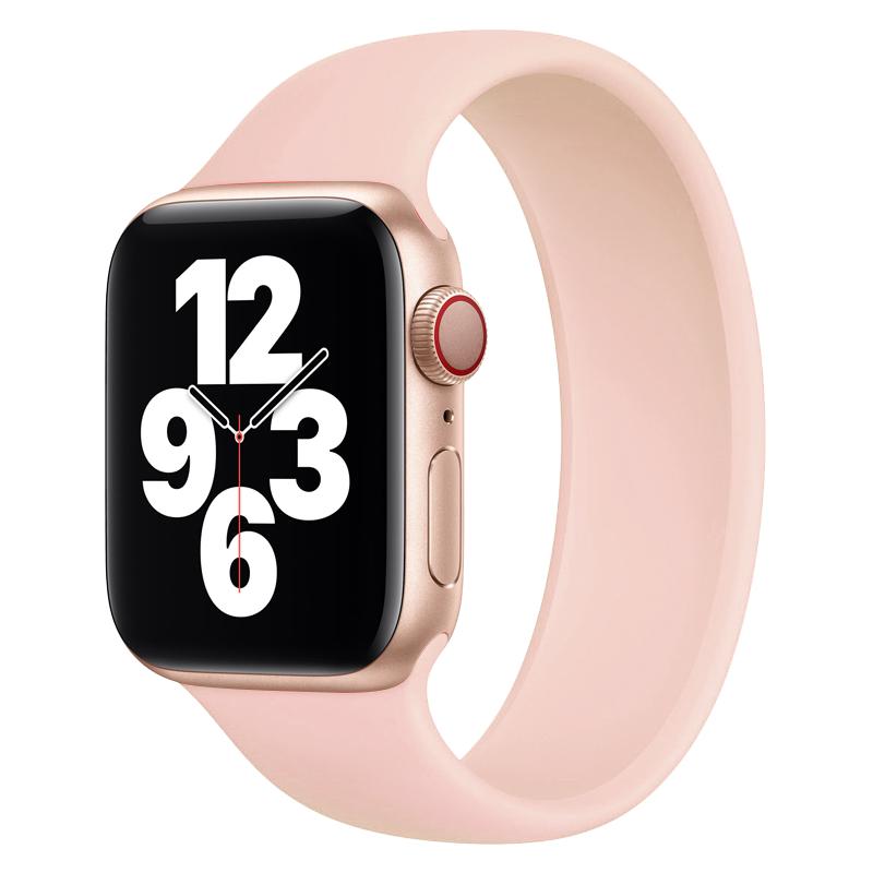 适用iwatch10表带单圈硅胶apple watch9代SE运动S7苹果手表表带41创意男女ultra2潮牌新款夏天49腕带45