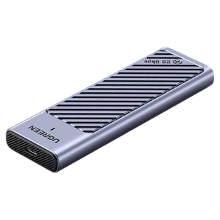 绿联m.2固态硬盘盒20Gbps移动usb3.2高速NVMe/sata协议m2外接盒子