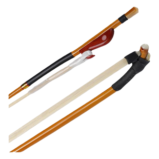 正音堂二胡弓专业演奏二胡配件竹纹精品弓子天然白马尾紫檀胡琴弓