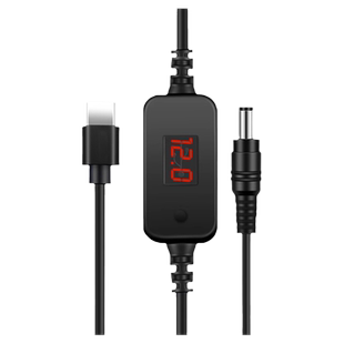 TYPE-C公转dc诱骗线快充线5V9V12V15V20V多功能光猫打印机路由器投影仪大功率充电线可调电压式转接线