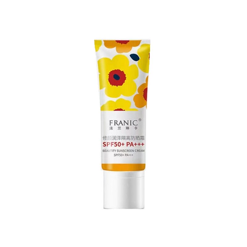 法兰琳卡修颜润泽隔离防晒霜SPF50+水润亮白遮瑕防水防汗保湿温和