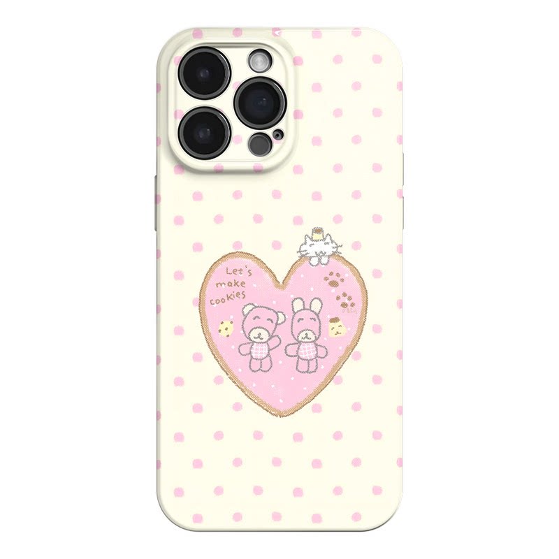 粉点萌宠 适用苹果iphone17手机壳华为pura70小米15荣耀x50红米k80高级感小众vivox200软opporeno15一加ACE5