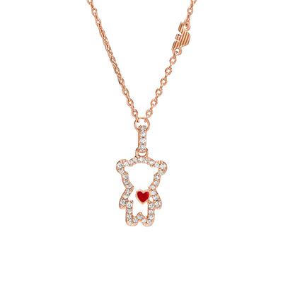 阿玛尼女士项链小熊吊坠