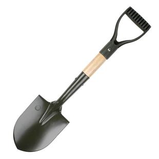 猛士618003锰钢淬火户外铲工兵铲锹小钢锹车载露营铁锹园艺小铲子
