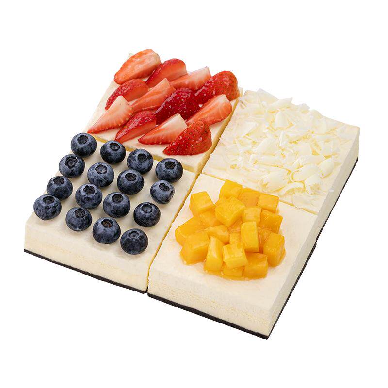 诺心雪域果缤纷水果生日蛋糕下午茶白巧克力甜品儿童蛋糕同城配送