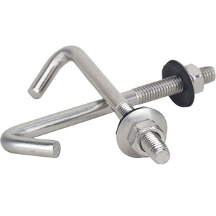 304/201不锈钢圆瓦钩瓦钩螺丝异型钩石棉瓦螺钉挂钩钩钉吊钩M6厘