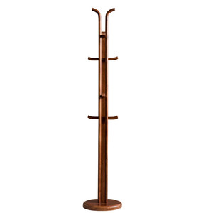 实木衣帽架高级感木质新中式衣架