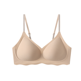 OEING内衣女夏薄款小胸聚拢显大细肩带美背粉底液无痕隐形文胸罩