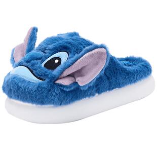 【迪士尼系列】热风加绒拖鞋女鞋2025年冬季新款星际宝贝家居拖