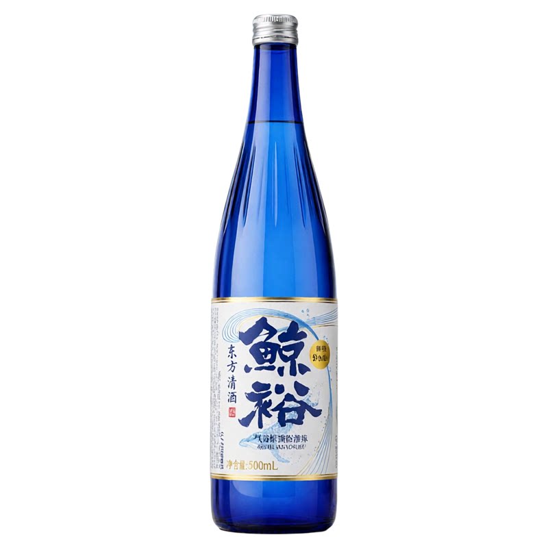 鲸裕气泡清酒柠檬味8度500ml/瓶