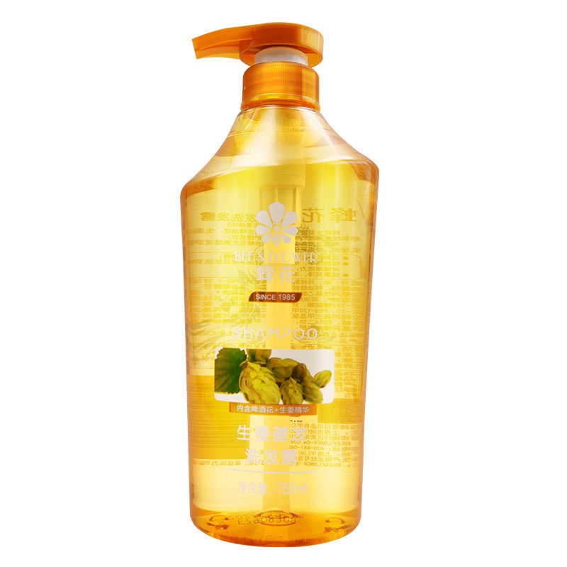 蜂花洗发露生姜健发植物缓头屑滋养石榴本草芦荟液花香去油洗发水