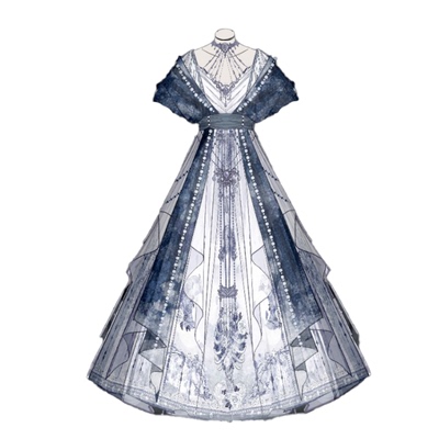 华夏喵正版少女Lolita优雅小礼服