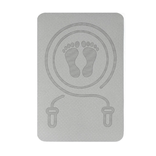 方形无绳跳绳减震垫加厚防滑楼层隔音地垫室内健身慢跑家用静音垫