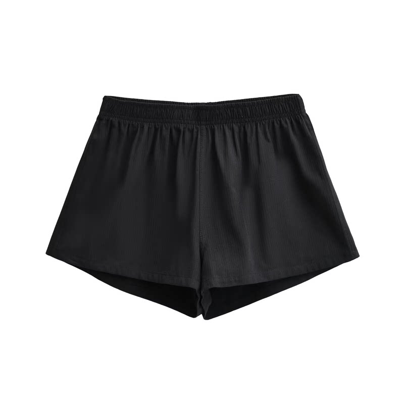 女士薄款松紧腰安全打底短裤
