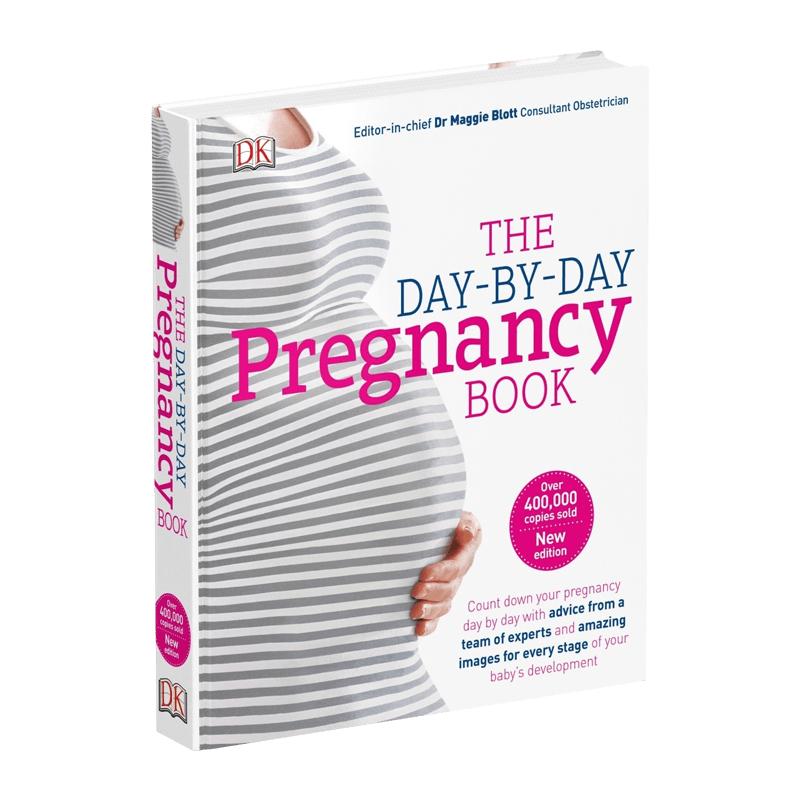 英文原版 怀孕日记 DK孕产指南 The Day-by-Day Pregnancy Book