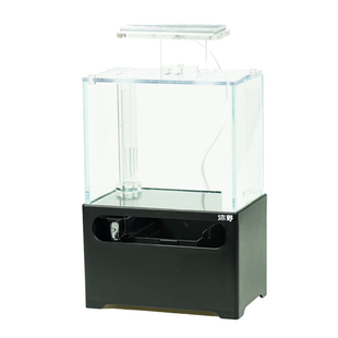 沐野漾沐野微缸迷你底滤小鱼缸小型桌面超白玻璃缸斗鱼海水生态缸