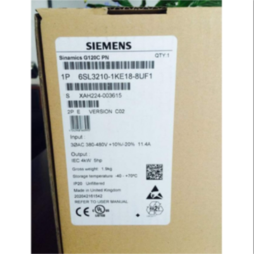议价6SL3210-1KE18-8UP1西门子G120C变频器4.0KW6SL32101KE188UP1