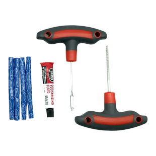 泰克包美可汽车摩托车电动车补胎工具套装泰克真空胎胶条应急神器