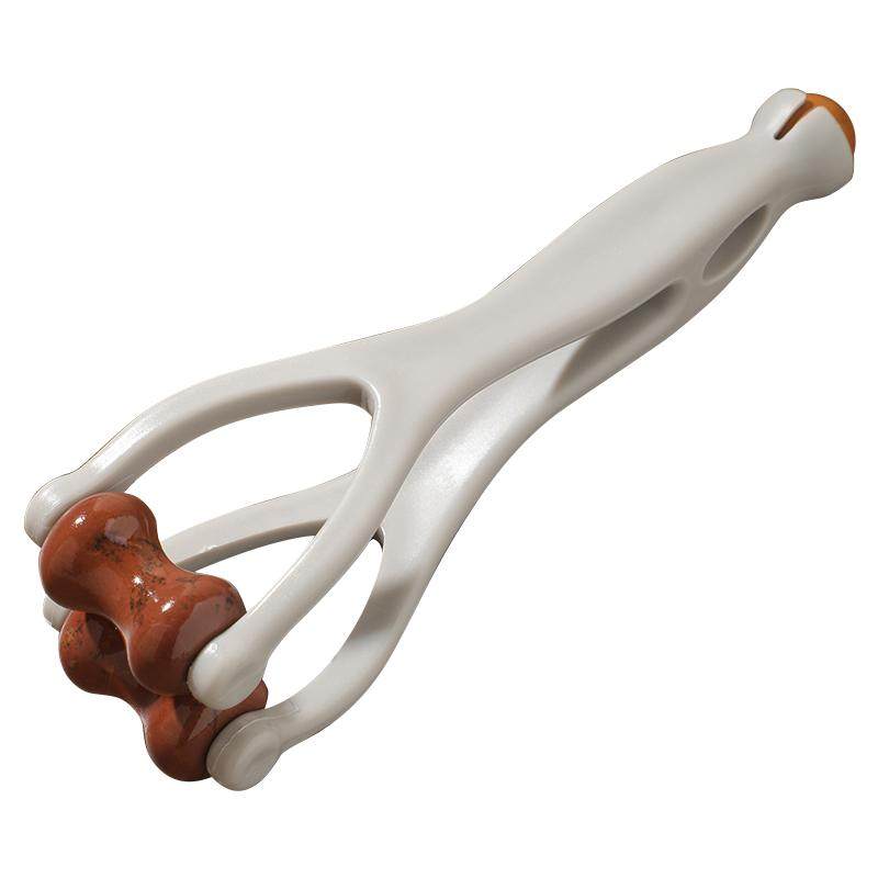 天然红砭石手指按摩器滚轮按摩夹矫正关节训练器经络疏通变细变长