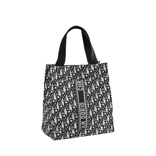 韩版简约时尚手提袋A4纸手拎包帆布大容量上班族饭盒包外出妈咪包