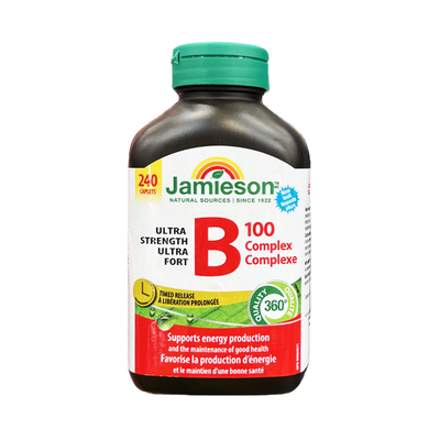 现货健美生维生素B族b100缓释型
