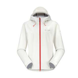 VAUDE巍德 软壳冲锋衣女户外骑行徒步防风防水浮岩灰外套26春新款