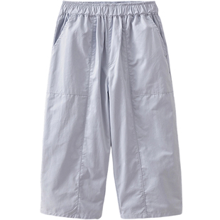 马克珍妮云柔匹马棉男童休闲香蕉裤儿童裤子2026年春装新款560068