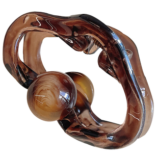 咖色小抓夹半扎发后脑勺发夹边夹侧边2026新款高端刘海夹头饰发饰