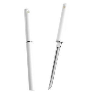 M390水果刀家用小直刀宿舍用学生便携小刀锋利高硬度大马士革钢纹