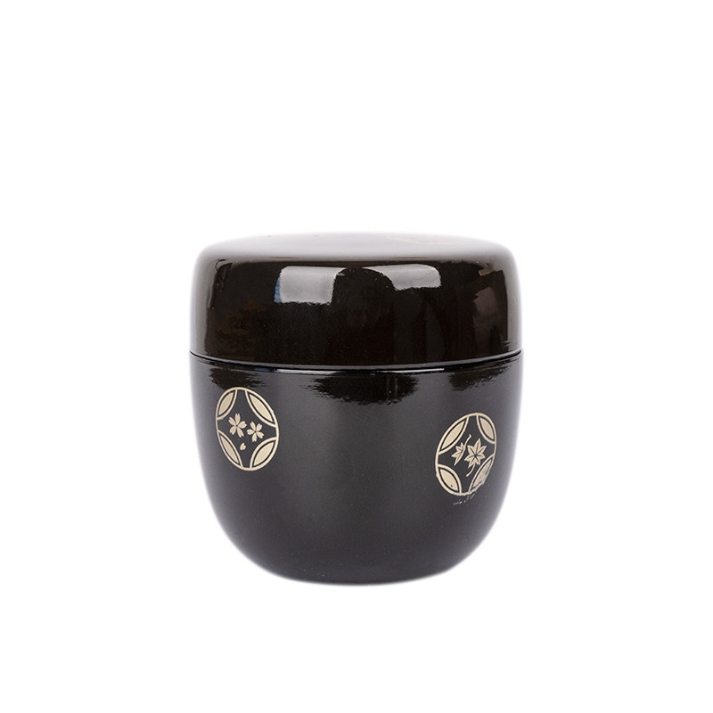 正关进口枣罐日式抹茶粉罐子枣形茶道/零配