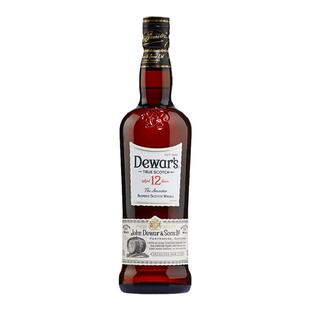 Dewar's 帝王12年调配苏格兰威士忌 英国进口洋酒烈酒700ml