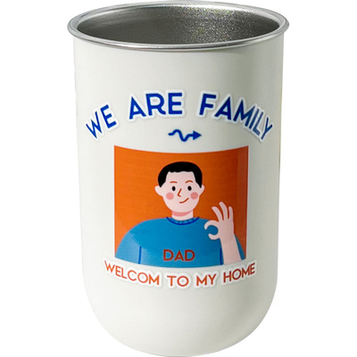 亲子不锈钢刷牙杯儿童漱口杯家用