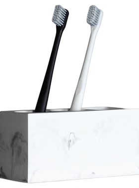 卫生间装饰品轻奢剃须刀牙刷摆件